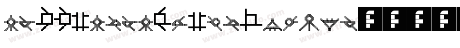 Crop Circle Dingbats字体转换